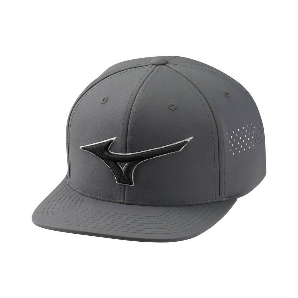 Mizuno Tour Flat Snapback - Bayan Şapka - Koyu Gri Türkiye (LAMPTN-642)